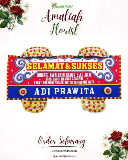 Papan Bunga Ucapan Selamat Pinang Raya